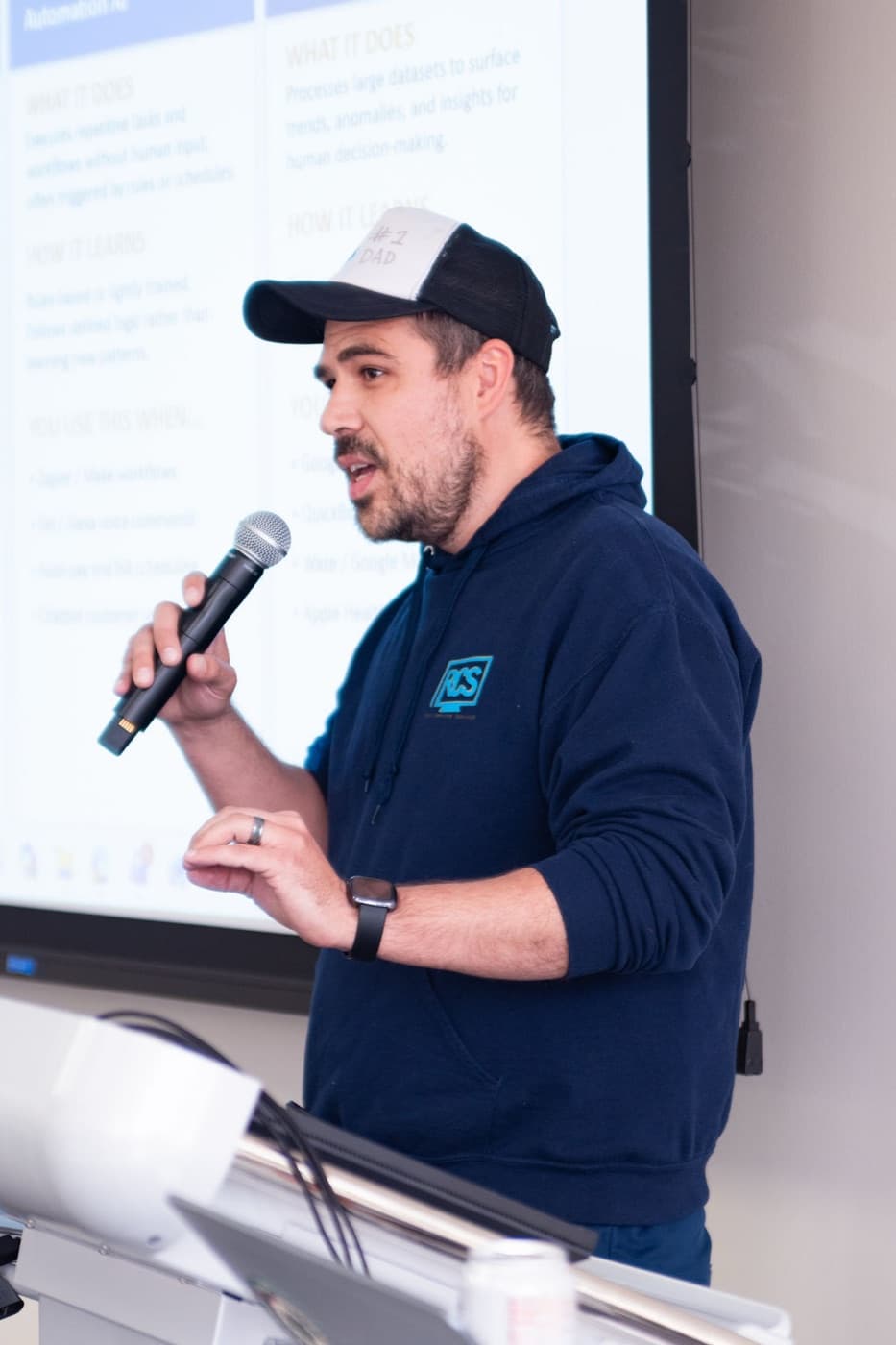 A CitizenWorks workshop attendee speaking